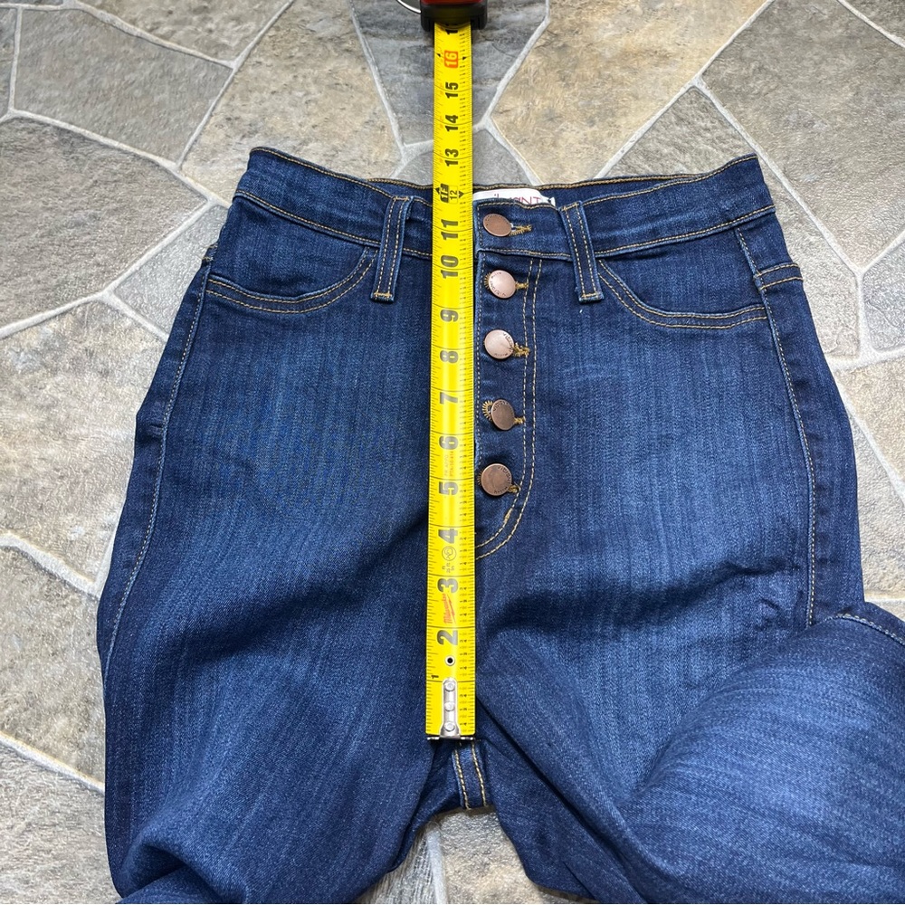 Vibrant MIU Button Fly High Waist Skinny Jeans - Picture 9 of 10
